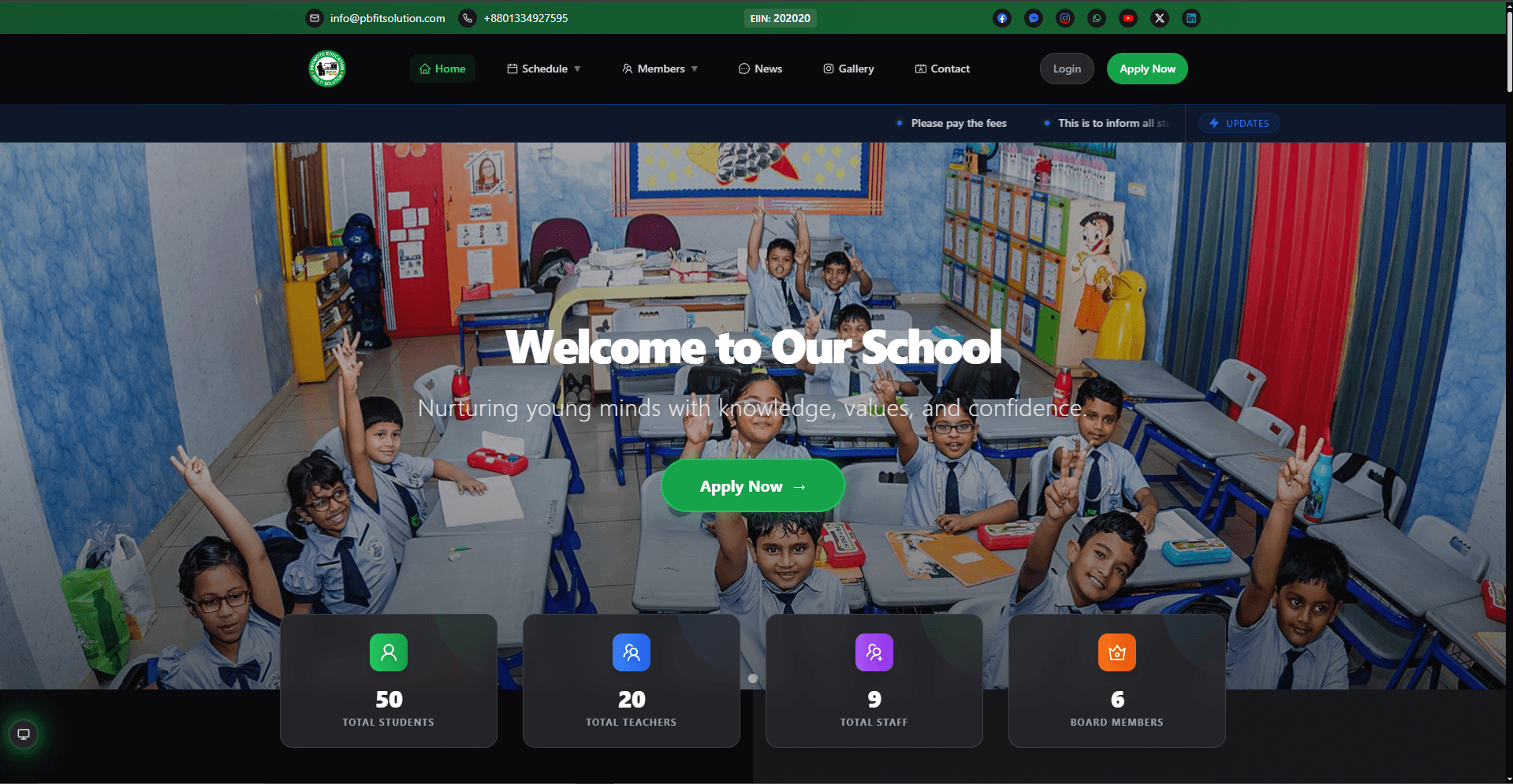 Promote Education SaaS